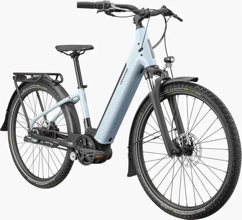 Cannondale Mavaro Neo 3 Low StepThru Electric Bike in Blue-1