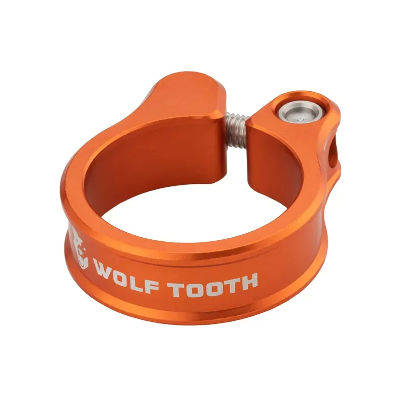 Wolf Tooth Seatpost Clamp - 31.8mm Bolt-On Orange