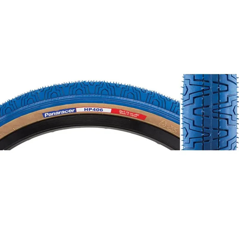 Panaracer HP406 20x1.75 BMX Tire in Blue/Amber