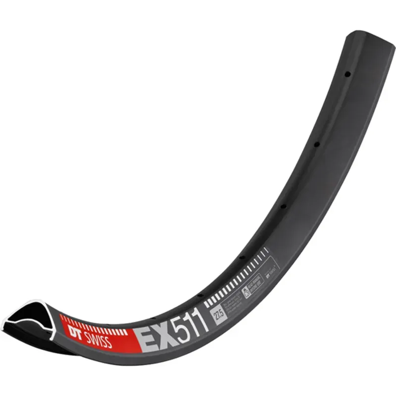 EX 511 Tubeless Ready Disc Rim 28h NLA Black 27.5