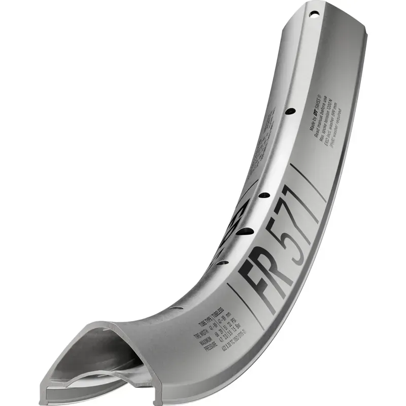 FR 571 Tubeless Ready Disc Rim 32h Silver 29