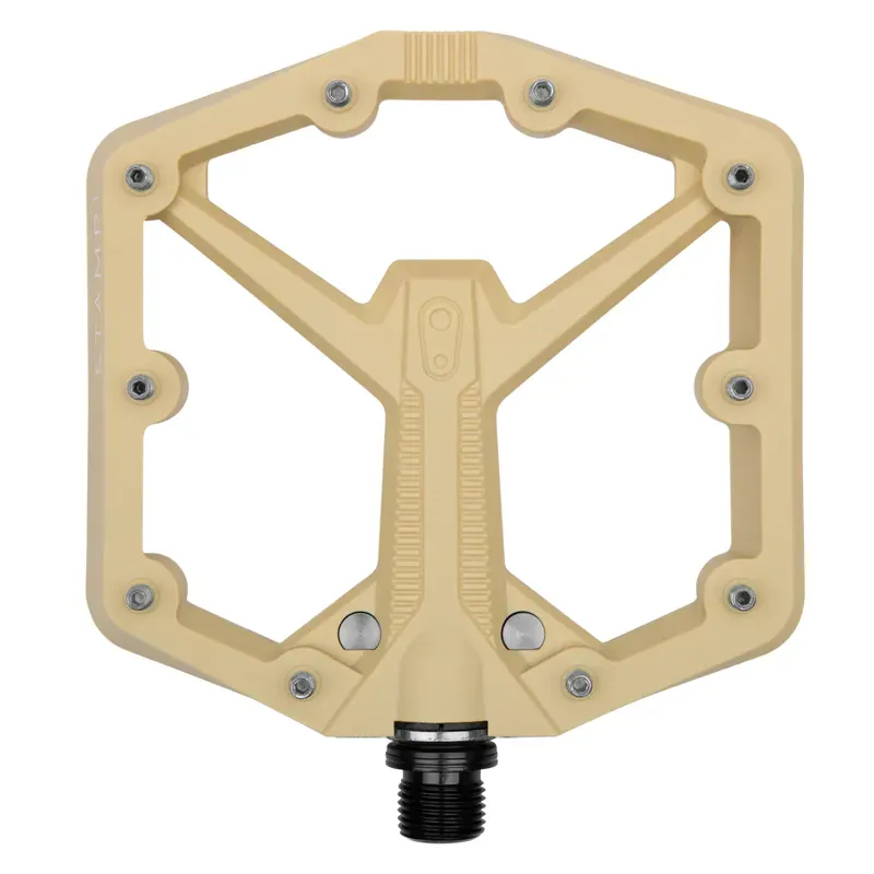 Crankbrothers Stamp 1 Gen 2 Large 9/16-inch Platform Pedals in Sand
