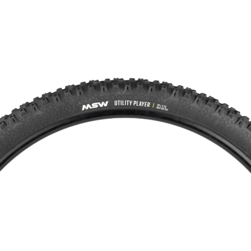 MSW Utility Player Tire 26 x 2.25 Folding Wire Bead in Black-2