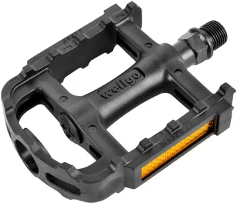 Wellgo LU-895DU Composite Platform Pedals 9/16 inch in Black